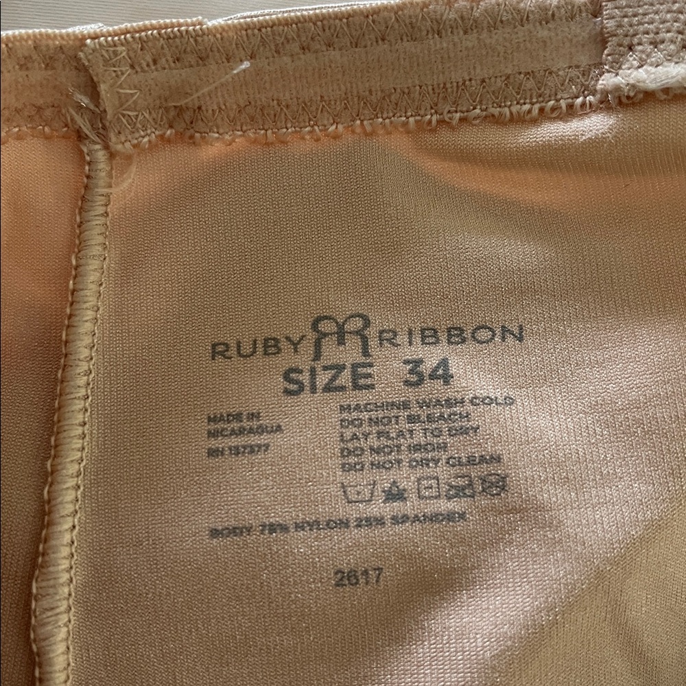 Ruby Ribbon Blush Strapless Shapewear - image 2